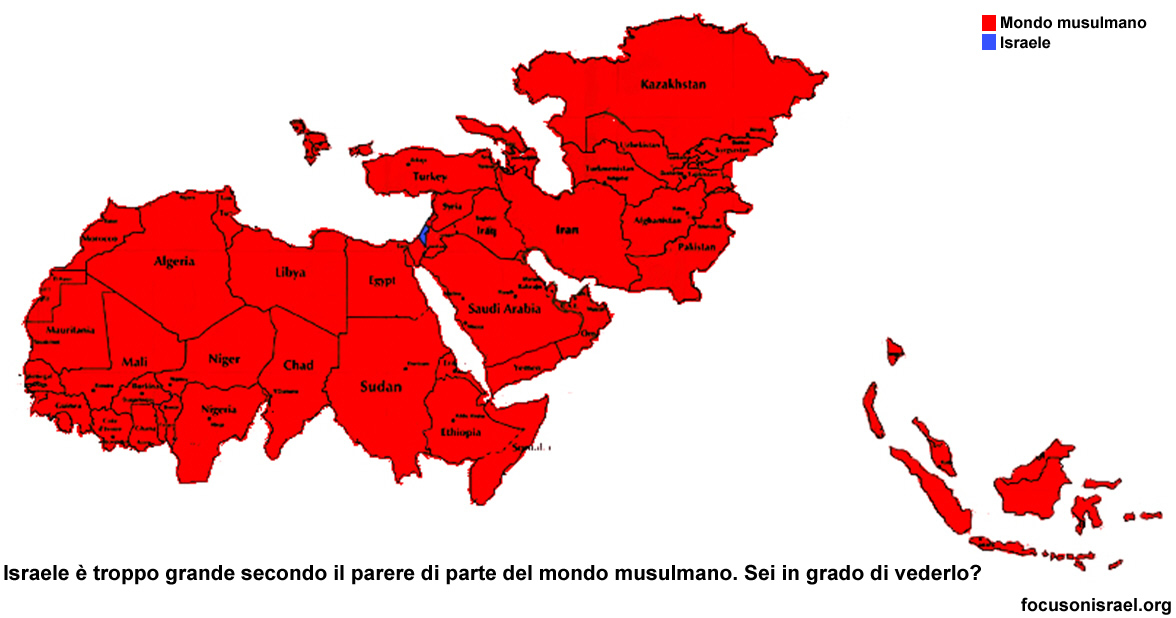 Riuscite a scovare Israele?