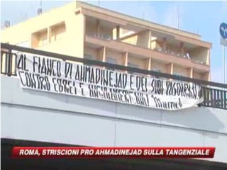 Roma: striscioni pro-Ahmadinejad firmati Militia