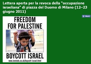 Milano: i Centri Sociali minacciano lo stand di Israele