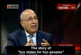 Nabil Shaath (capo delle relazioni esterne di Fatah): “Non accetteremo mai l’opzione due stati per due popoli!”