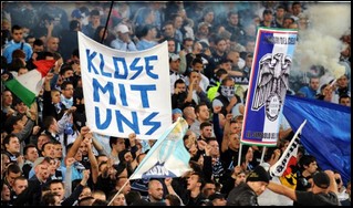 Roma, Stadio Olimpico: ancora cori antisemiti durante la partita della Lazio