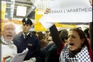 Rho (Milano): i soliti pacifinti irrompono alla Bit (Borsa Internazionale del Turismo) in Fiera inneggiando al boicottaggio antisraeliano