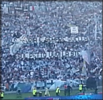 striscione-antisemita-finale-coppa-italia-derby-roma-lazio-focus-on-israel