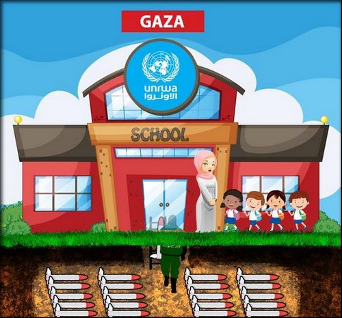 gaza-scuola-unrwa-missili-hamas-focus-on-israel