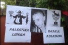 VERGOGNA a Roma: manifesti antisemiti davanti alla sede di rappresentanza diplomatica dei palestinesi