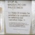 Antisemitismo mascherato: a Livorno volantino antisraeliano vicino le targhe in ricordo di ebrei deportati
