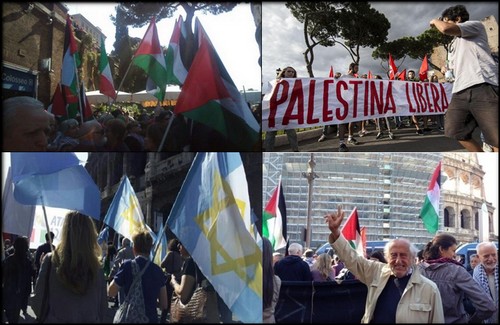 corteo-25-aprile-roma-aned-brigata-ebraica-focus-on-israel