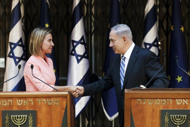 nethanayu-mogherini-focus-on-israel