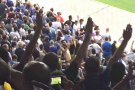 Vergogna a Haifa: saluti romani dei tifosi italiani durante la partita tra Israele e Italia