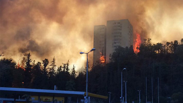 Haifa in fiamme