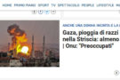 La stampa italiana e le notizie provenienti da Gaza: siamo alle solite…