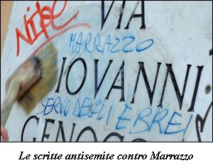 Roma: scritte antisemite contro Marrazzo