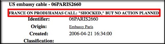 Wikileaks, nuovi files on line: “Francia scioccata da contatti Prodi-Hamas”
