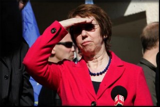 Catherine Ashton (UE) non si smentisce: vergognoso parallelo tra Tolosa e Gaza