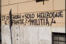 Roma: ancora scritte antisemite e negazioniste firmate Militia a Via Tasso