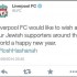 Antisemitismo sul web: un tweet di auguri ai propri tifosi di religione ebraica scatena gli insulti dei followers del Liverpool