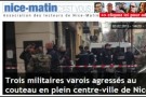 Nizza (Francia): tre militari accoltellati davanti sito ebraico