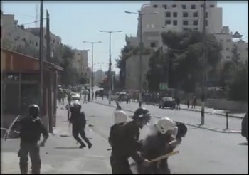 polizia-pestaggio-palestinese-intrafada-hamas-fatah-video-focus-on-israel